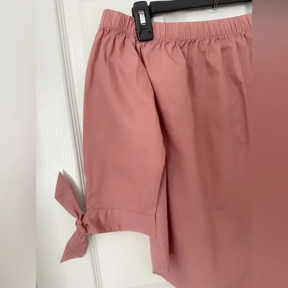 Ambiance Off-Shoulder Blush Top - Picture 3 of 10